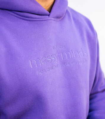 MESSY MINDS ORIGINAL HOODIE PURPLE