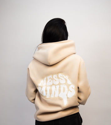 MESSY MINDS ORIGINAL HOODIE BEIGE