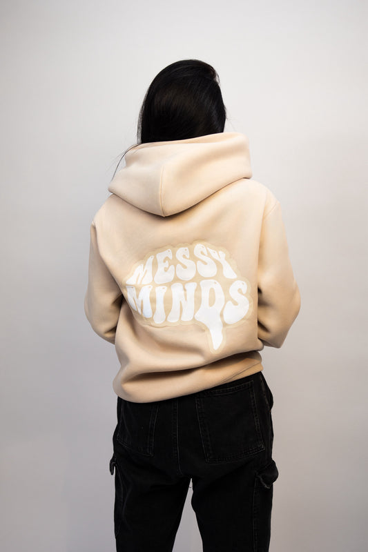 MESSY MINDS ORIGINAL HOODIE BEIGE