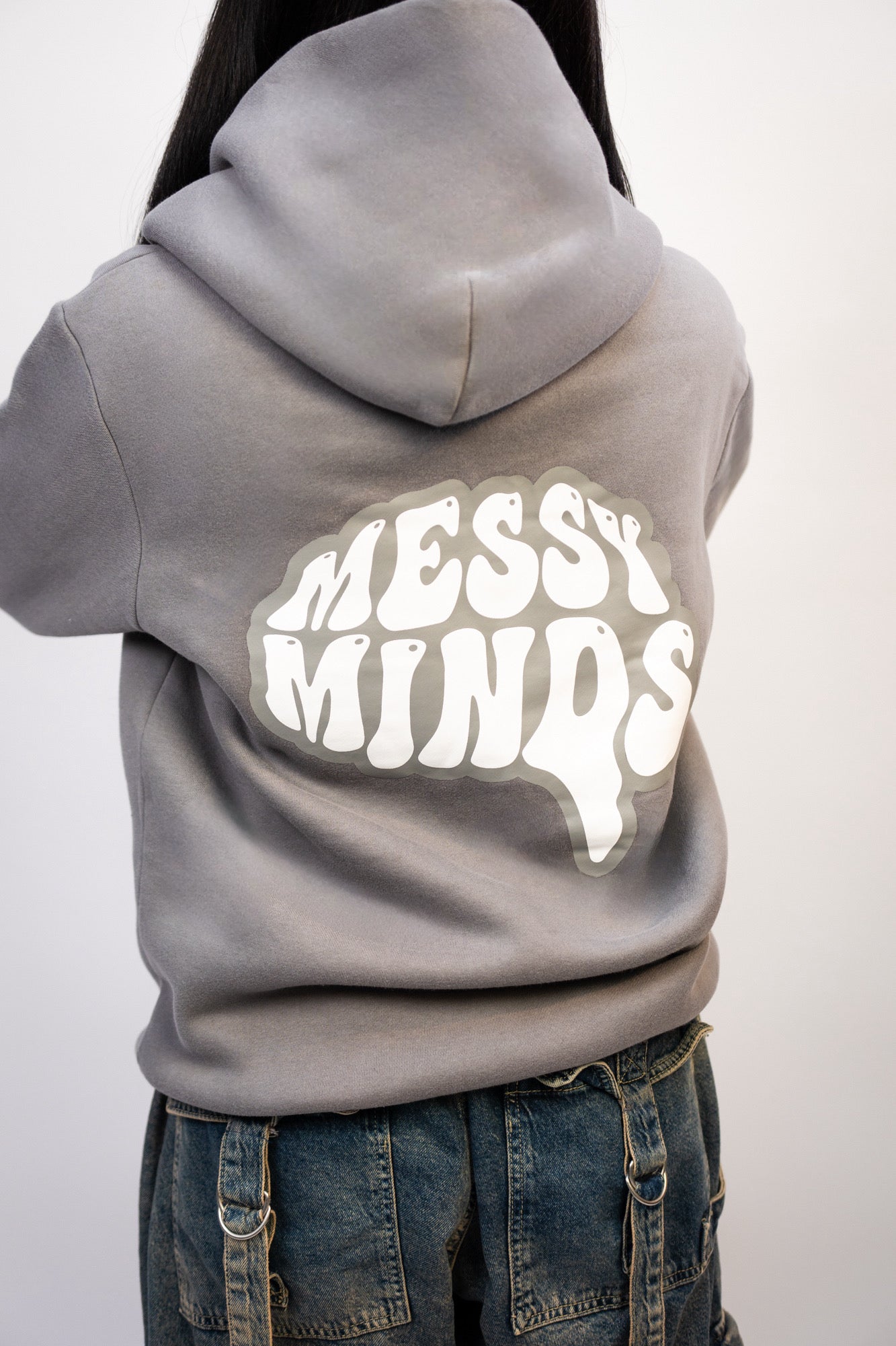 MESSY MINDS ORIGINAL HOODIE GREY