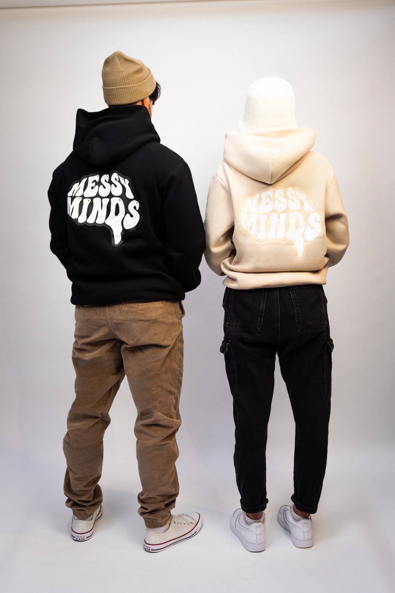 MESSY MINDS ORIGINAL HOODIE BEIGE