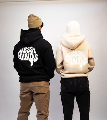 MESSY MINDS ORIGINAL HOODIE BEIGE